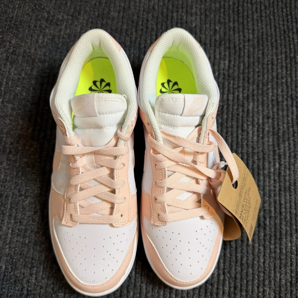 Size 8.5 Nike Dunk Low Next Nature Pale Coral Pink Unworn Tennis Shoes Sneakers - Picture 3 of 8